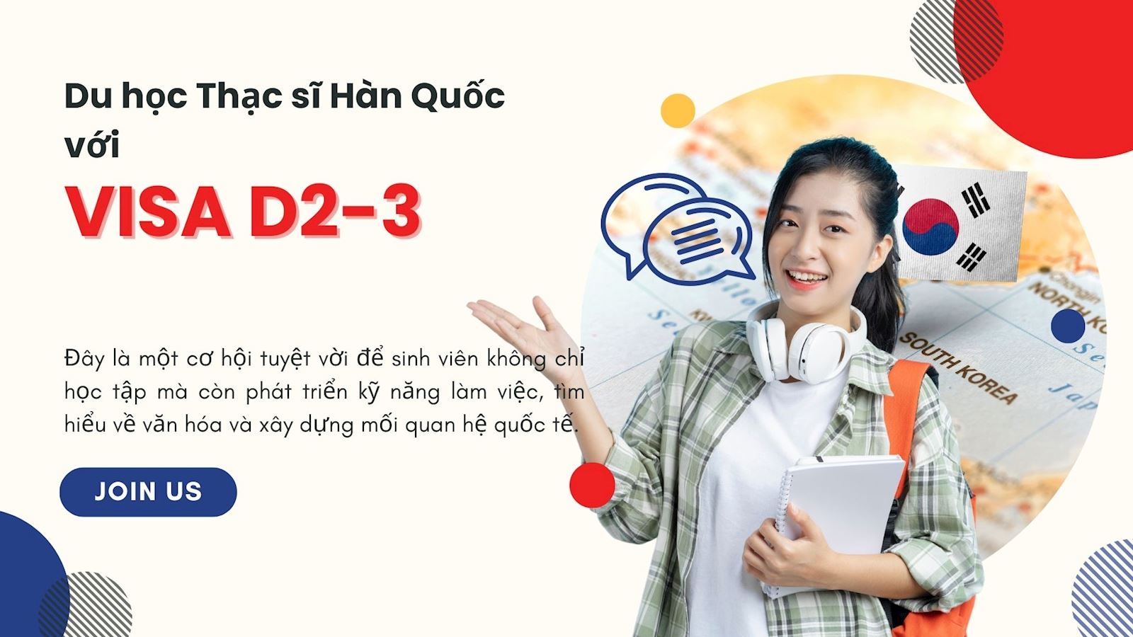 [2025] Du học Thạc sĩ Hàn Quốc visa D2-3: Điều kiện, chi phí, lộ trình